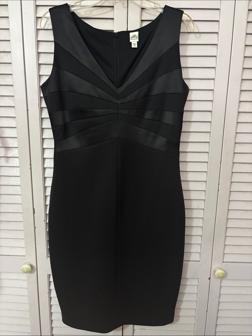 Signature by Sangria V-Panel Dress
